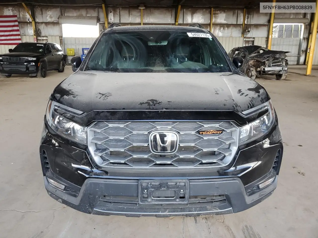 2023 Honda Passport Trail Sport VIN: 5FNYF8H63PB008839 Lot: 54027135