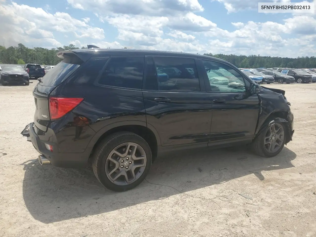 2023 Honda Passport Exl VIN: 5FNYF8H52PB032413 Lot: 55748205