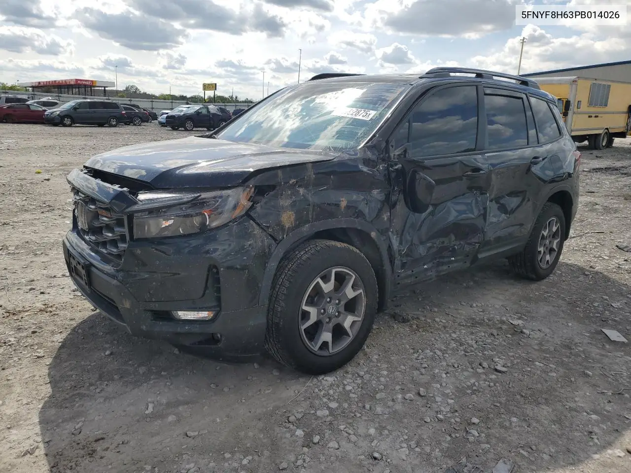 2023 Honda Passport Trail Sport VIN: 5FNYF8H63PB014026 Lot: 55892875