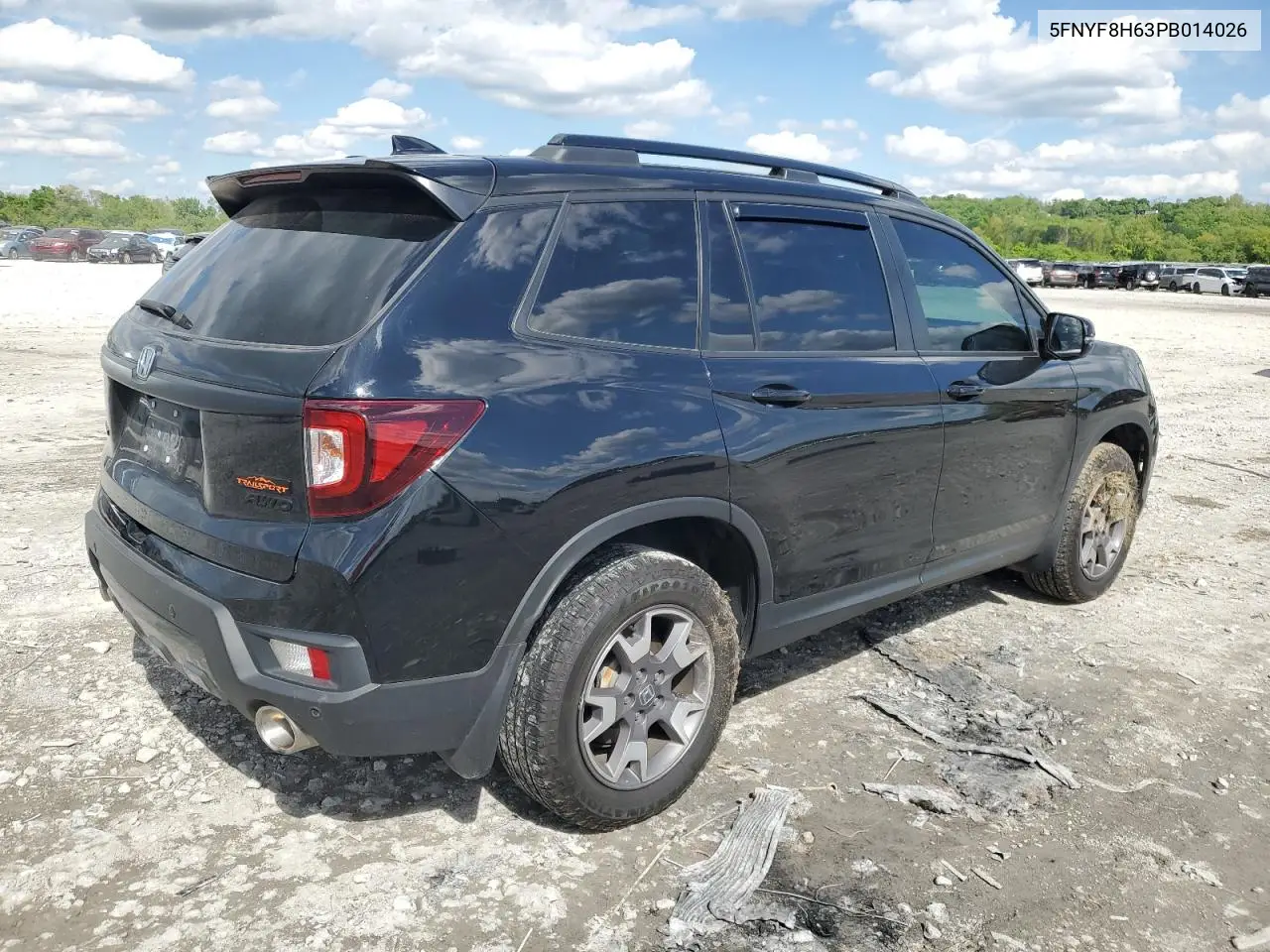 2023 Honda Passport Trail Sport VIN: 5FNYF8H63PB014026 Lot: 55892875