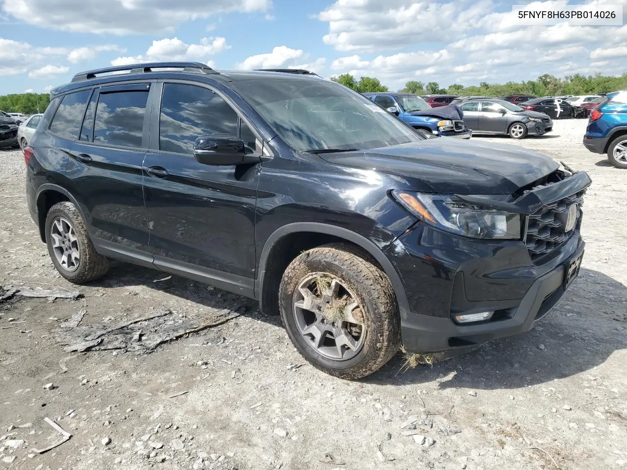 2023 Honda Passport Trail Sport VIN: 5FNYF8H63PB014026 Lot: 55892875