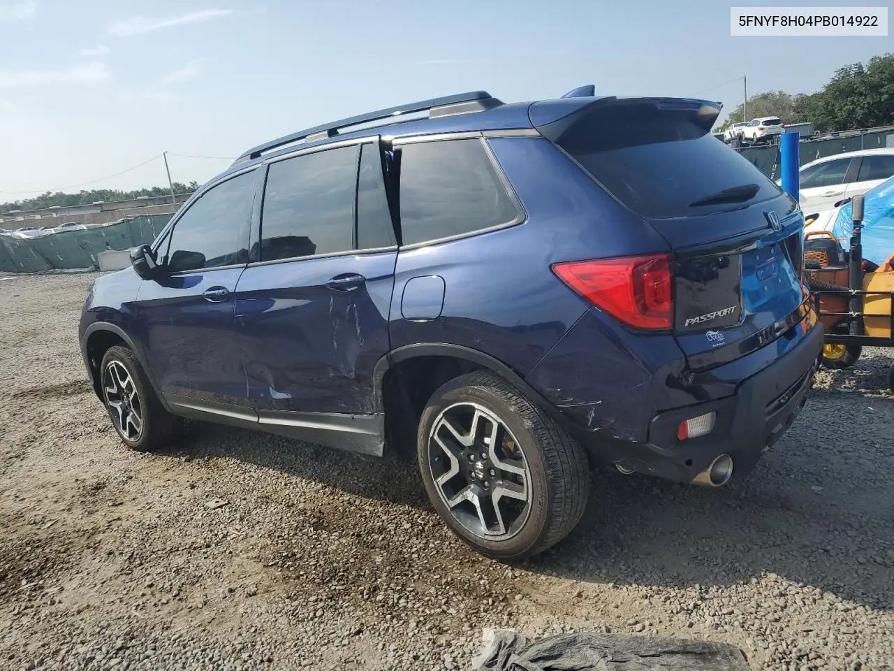 2023 Honda Passport Elite VIN: 5FNYF8H04PB014922 Lot: 56126575