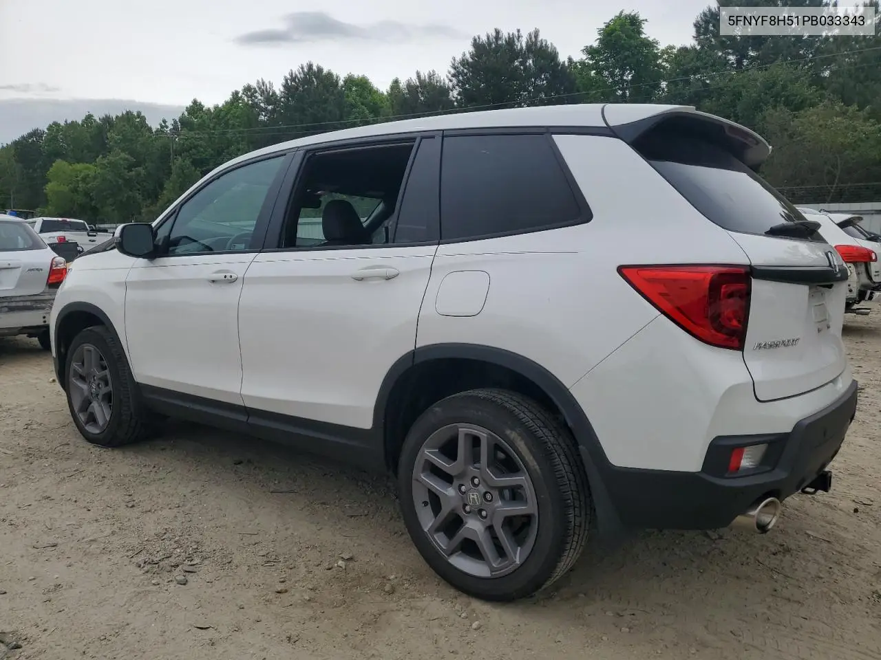 2023 Honda Passport Exl VIN: 5FNYF8H51PB033343 Lot: 56594665