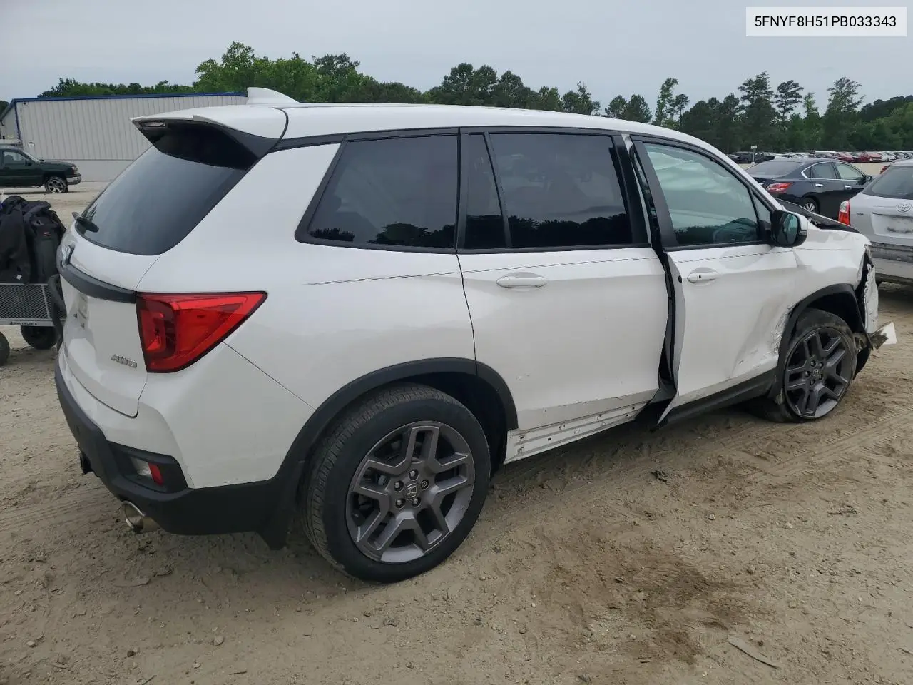 2023 Honda Passport Exl VIN: 5FNYF8H51PB033343 Lot: 56594665