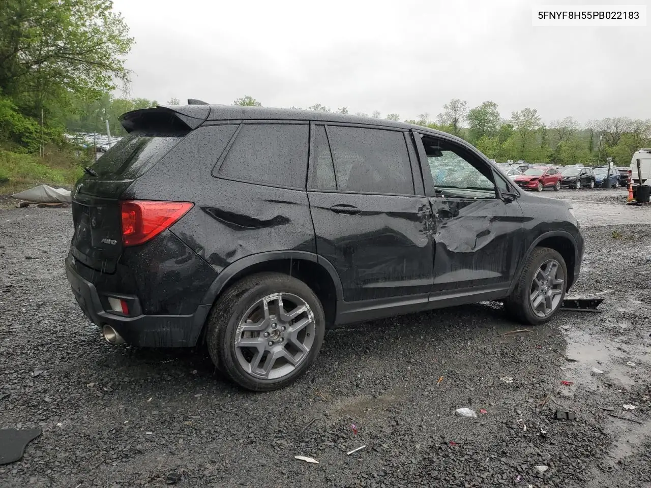 2023 Honda Passport Exl VIN: 5FNYF8H55PB022183 Lot: 57305445