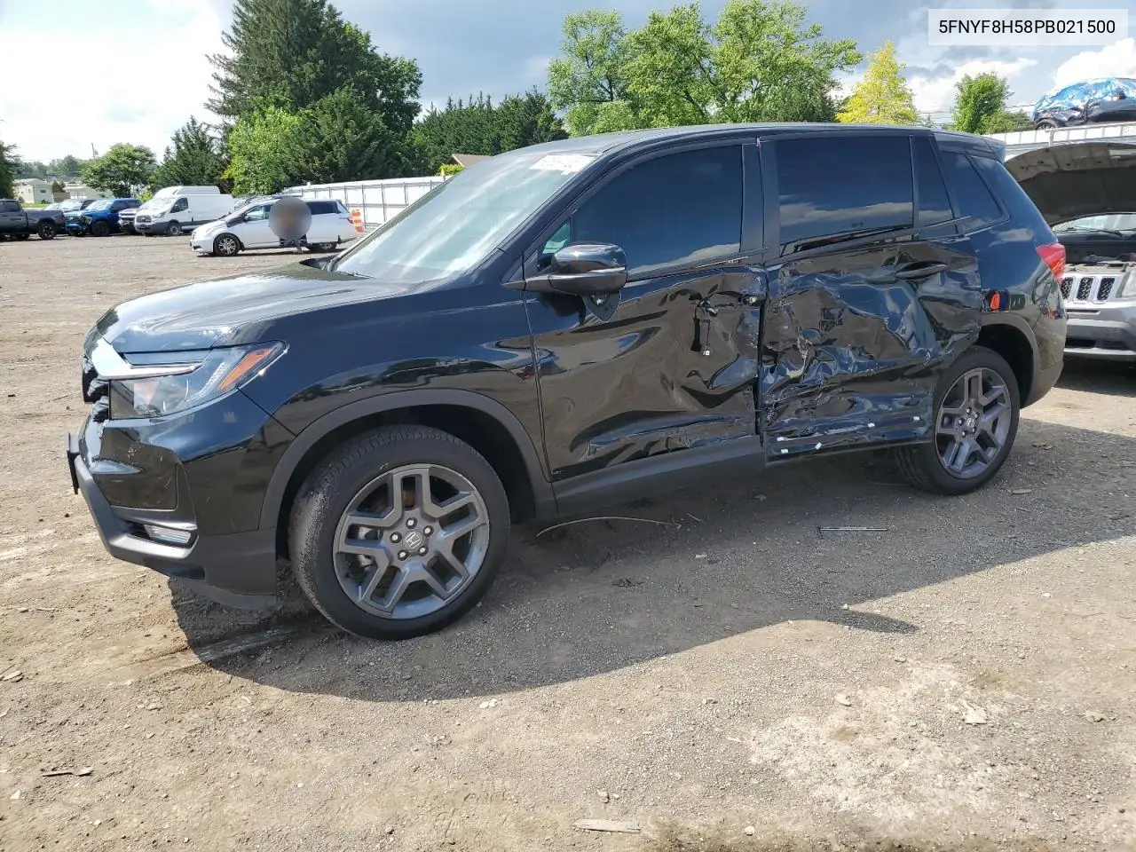 2023 Honda Passport Exl VIN: 5FNYF8H58PB021500 Lot: 60659165