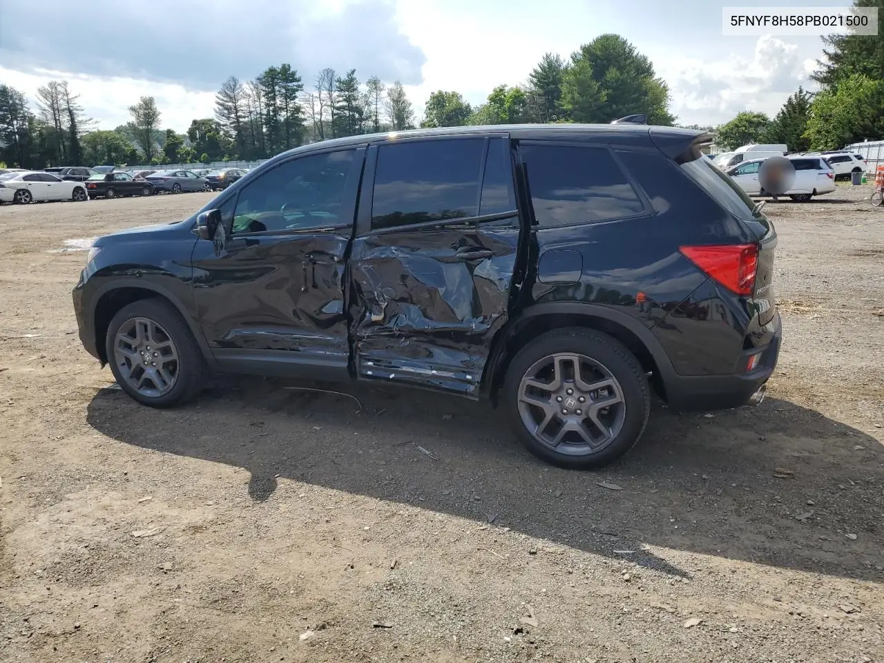 2023 Honda Passport Exl VIN: 5FNYF8H58PB021500 Lot: 60659165