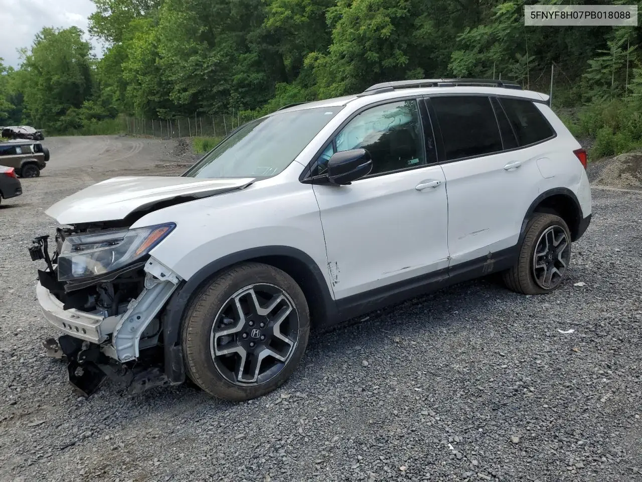 2023 Honda Passport Elite VIN: 5FNYF8H07PB018088 Lot: 61335205