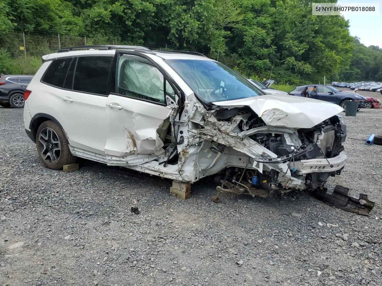 2023 Honda Passport Elite VIN: 5FNYF8H07PB018088 Lot: 61335205