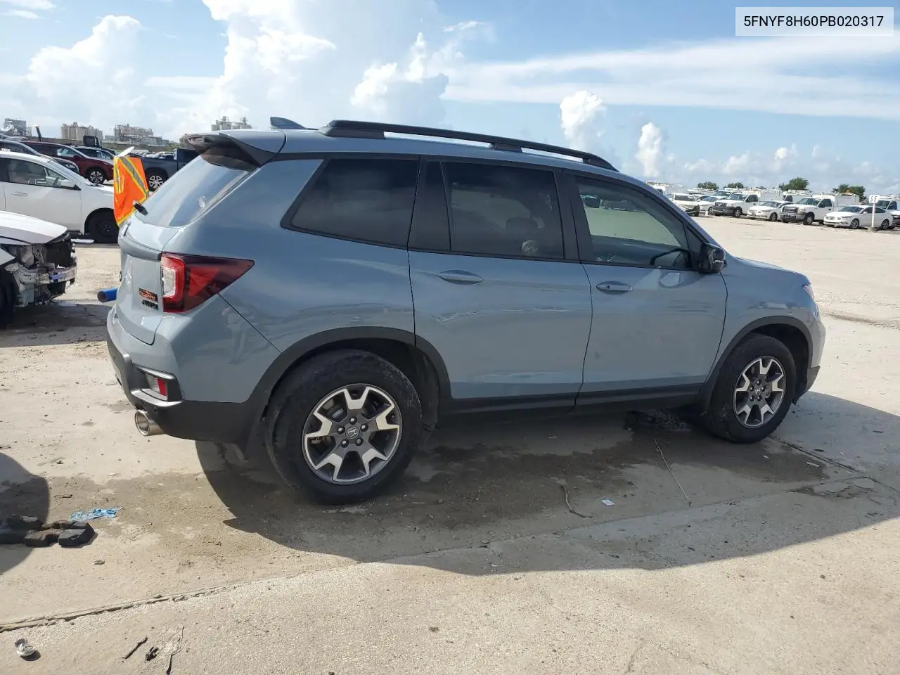 2023 Honda Passport Trail Sport VIN: 5FNYF8H60PB020317 Lot: 61548195