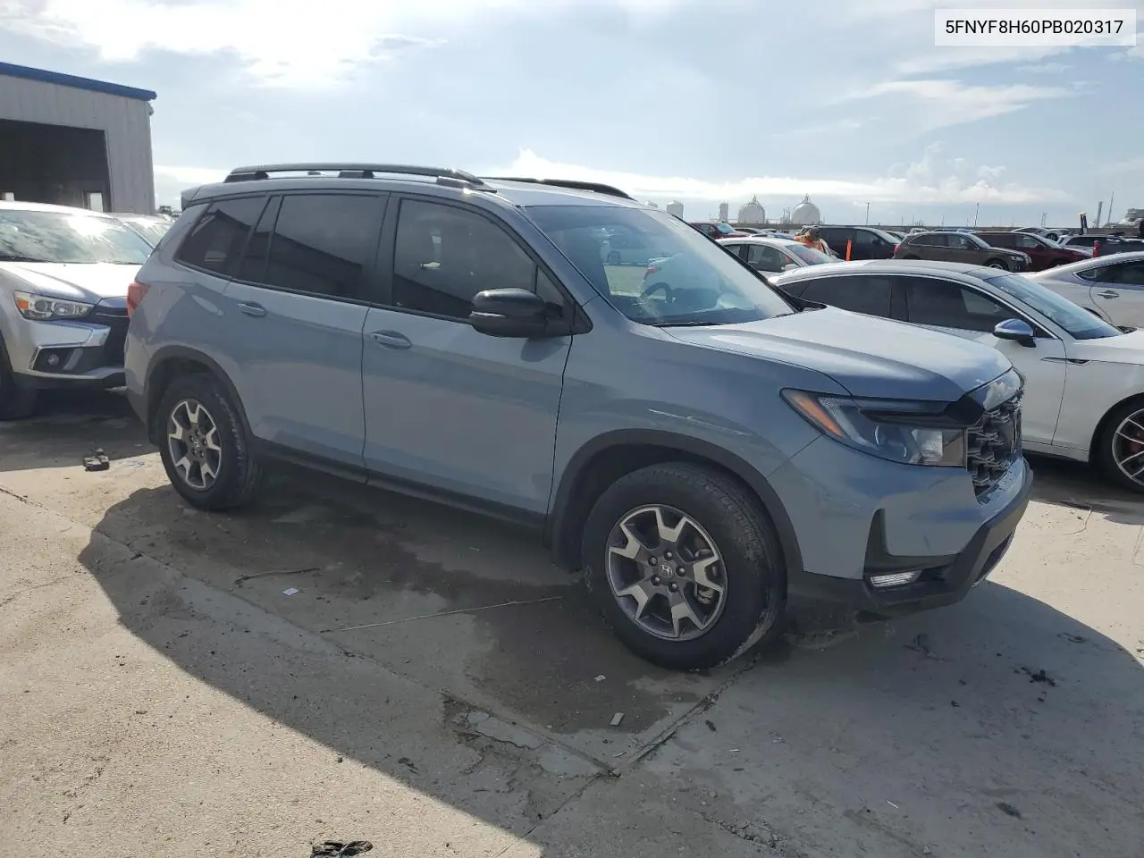 2023 Honda Passport Trail Sport VIN: 5FNYF8H60PB020317 Lot: 61548195