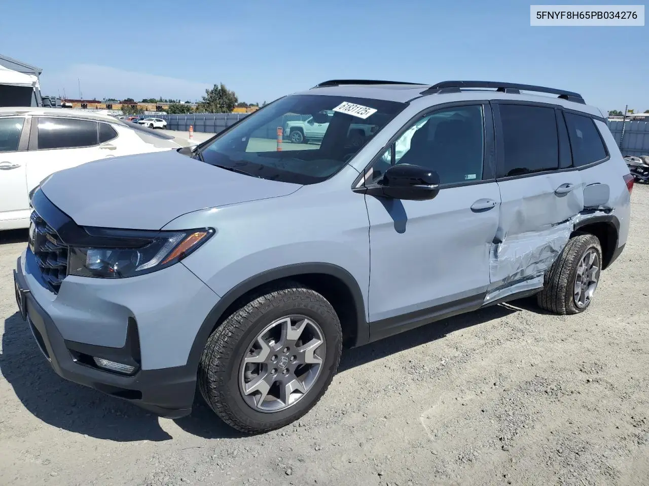 2023 Honda Passport Trail Sport VIN: 5FNYF8H65PB034276 Lot: 61831125
