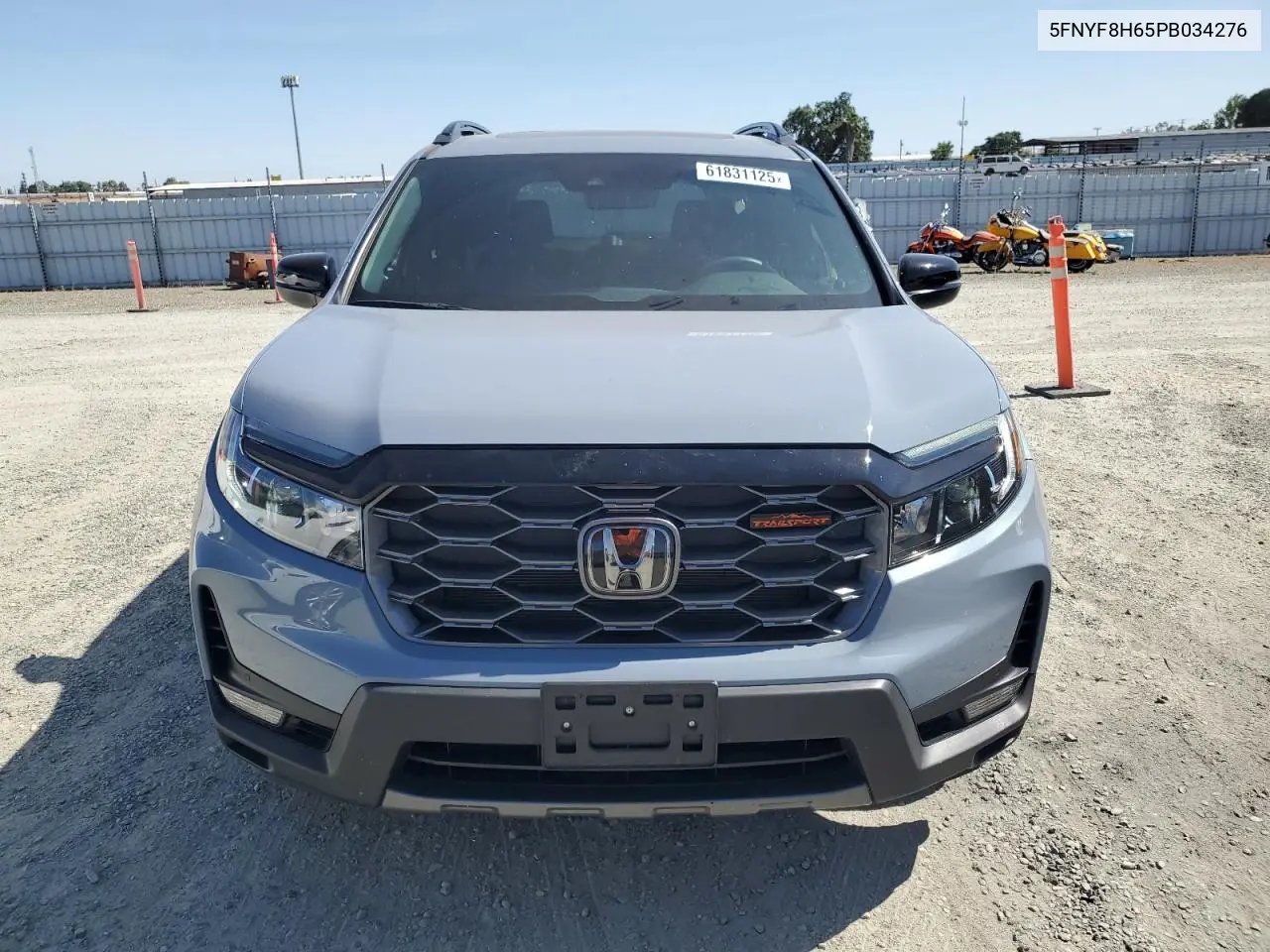 2023 Honda Passport Trail Sport VIN: 5FNYF8H65PB034276 Lot: 61831125