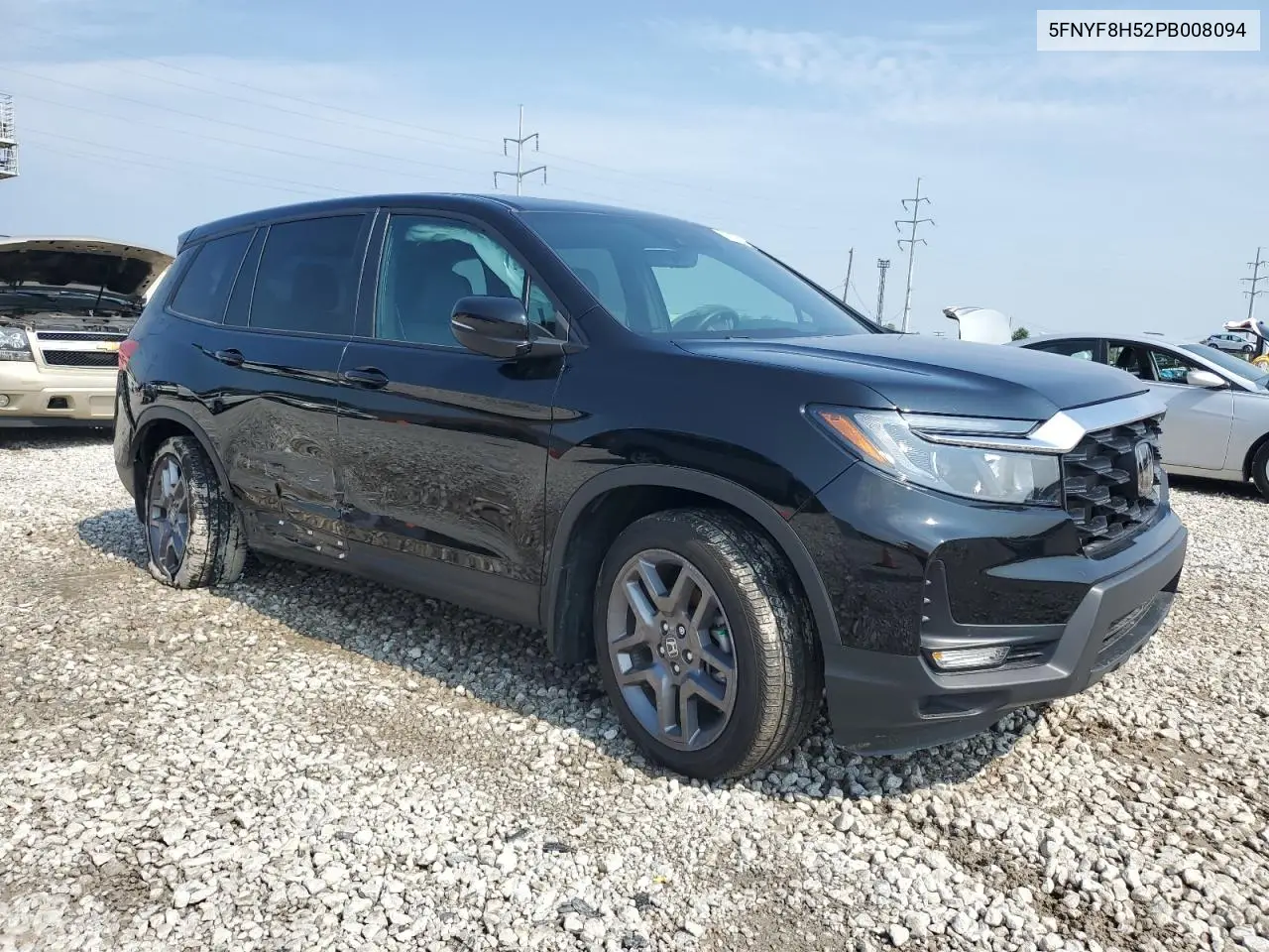 2023 Honda Passport Exl VIN: 5FNYF8H52PB008094 Lot: 61858495