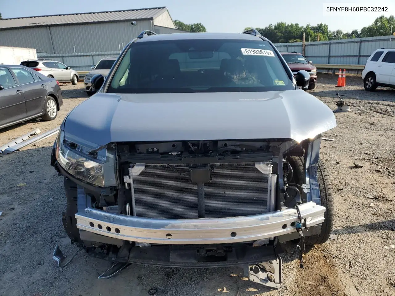 2023 Honda Passport Trail Sport VIN: 5FNYF8H60PB032242 Lot: 61903615