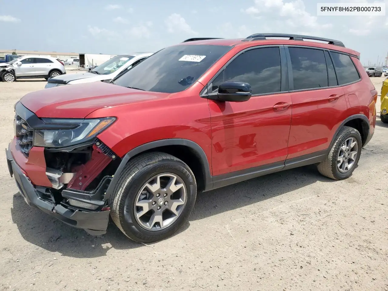 2023 Honda Passport Trail Sport VIN: 5FNYF8H62PB000733 Lot: 63115975