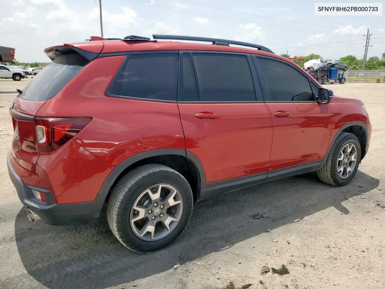 2023 Honda Passport Trail Sport VIN: 5FNYF8H62PB000733 Lot: 63115975