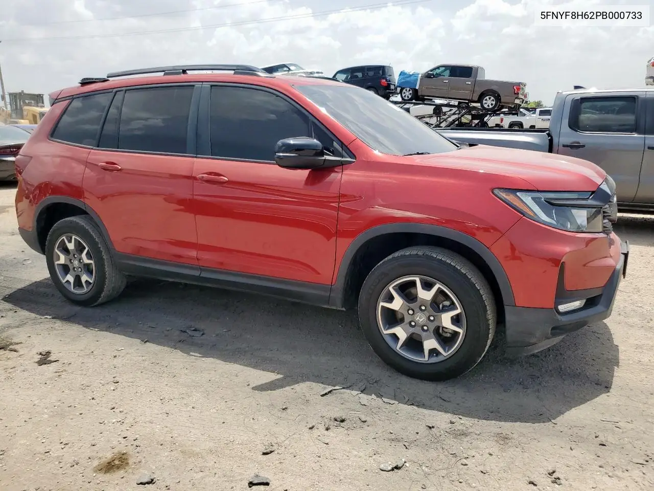 2023 Honda Passport Trail Sport VIN: 5FNYF8H62PB000733 Lot: 63115975