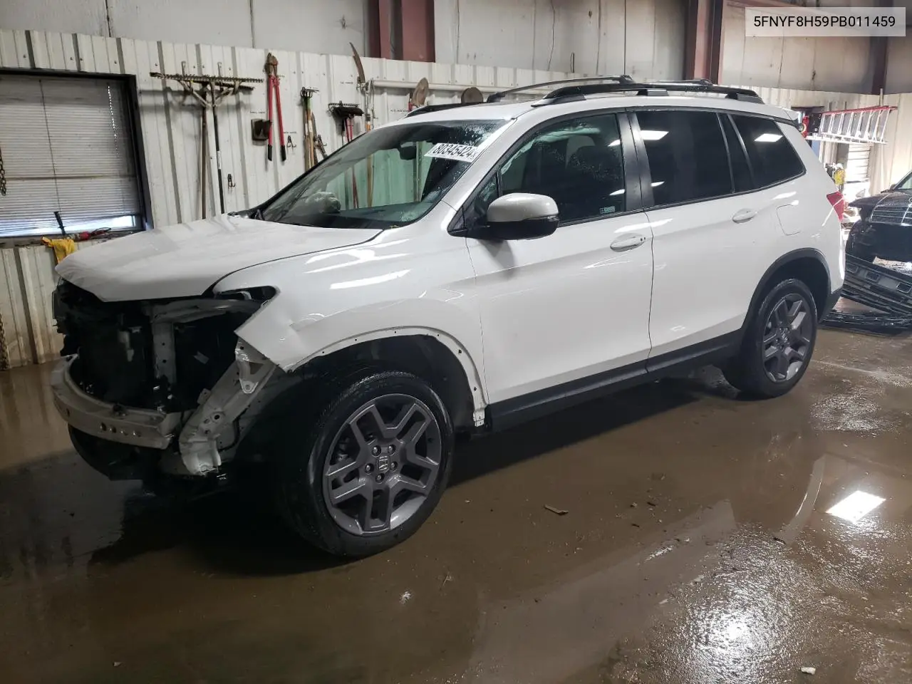 2023 Honda Passport Exl VIN: 5FNYF8H59PB011459 Lot: 80345424