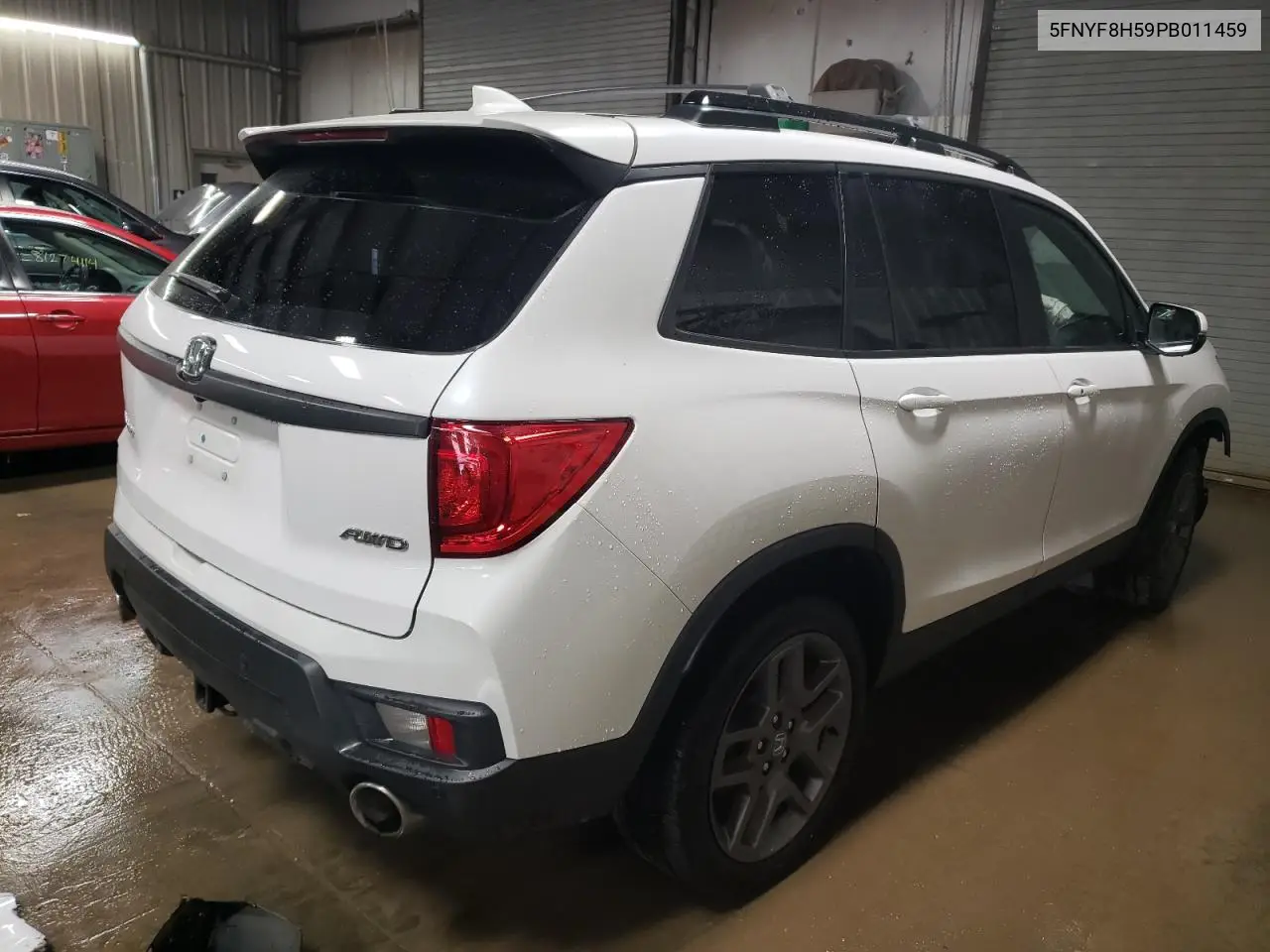 2023 Honda Passport Exl VIN: 5FNYF8H59PB011459 Lot: 80345424