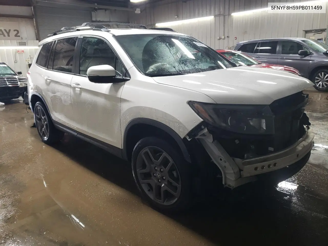2023 Honda Passport Exl VIN: 5FNYF8H59PB011459 Lot: 80345424