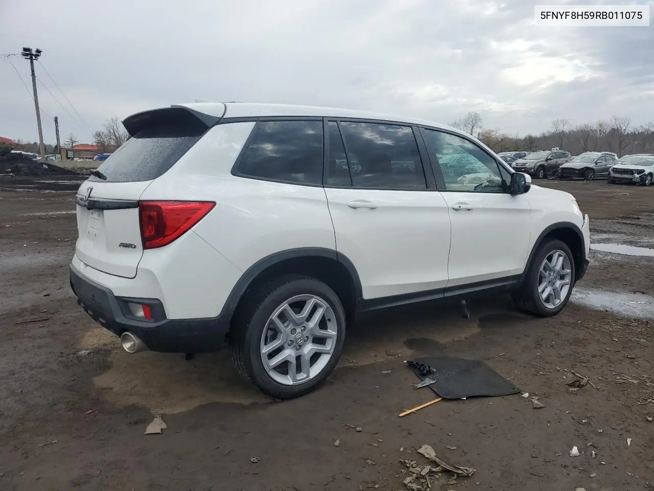 2024 Honda Passport Exl VIN: 5FNYF8H59RB011075 Lot: 46419055