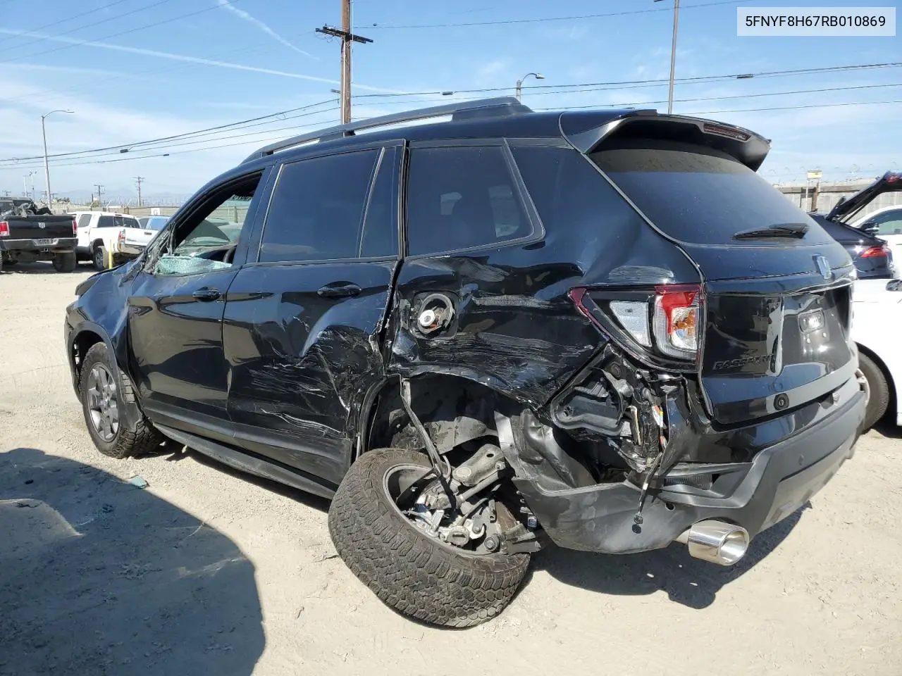 2024 Honda Passport Trail Sport VIN: 5FNYF8H67RB010869 Lot: 50761425