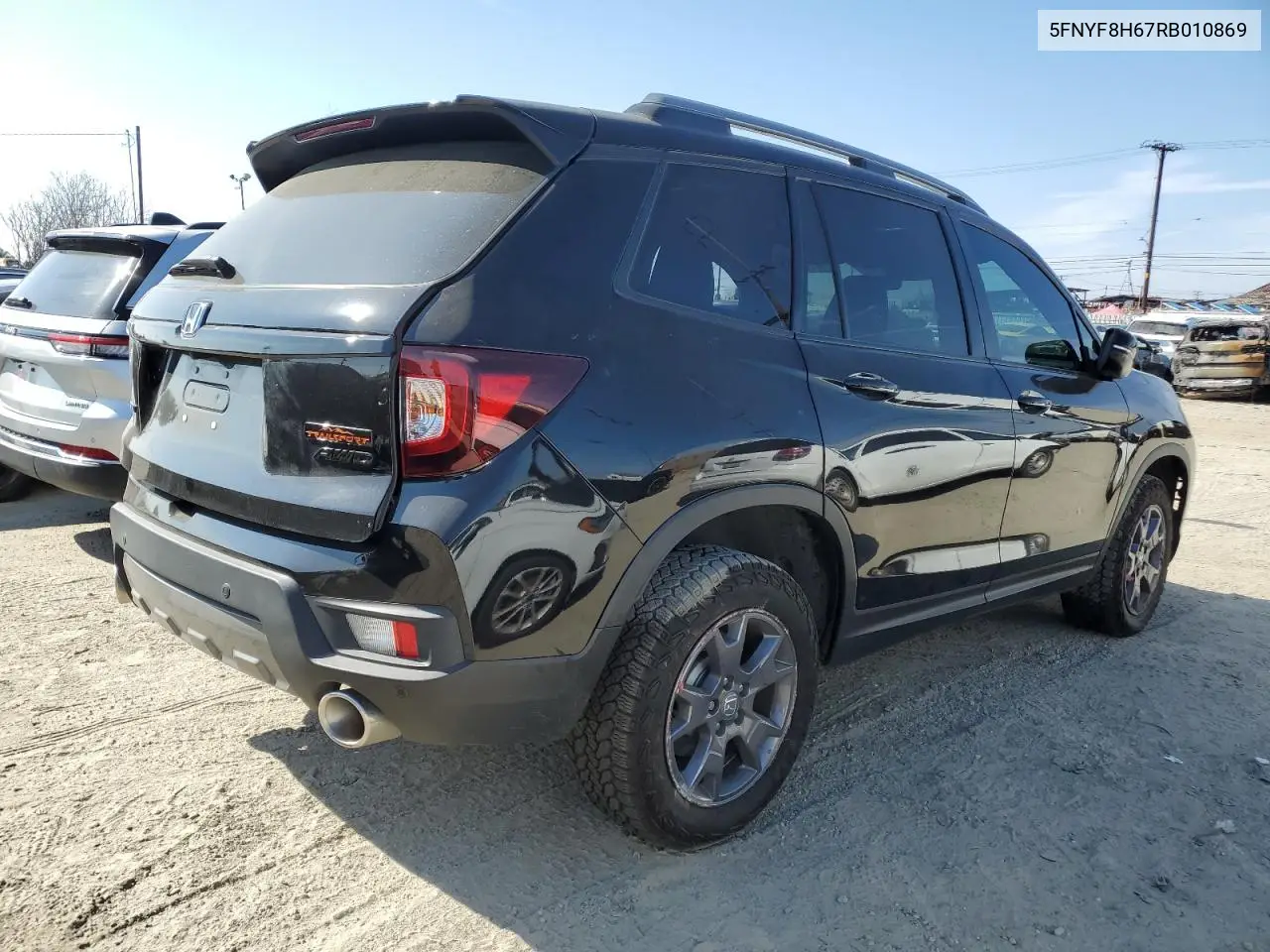2024 Honda Passport Trail Sport VIN: 5FNYF8H67RB010869 Lot: 50761425
