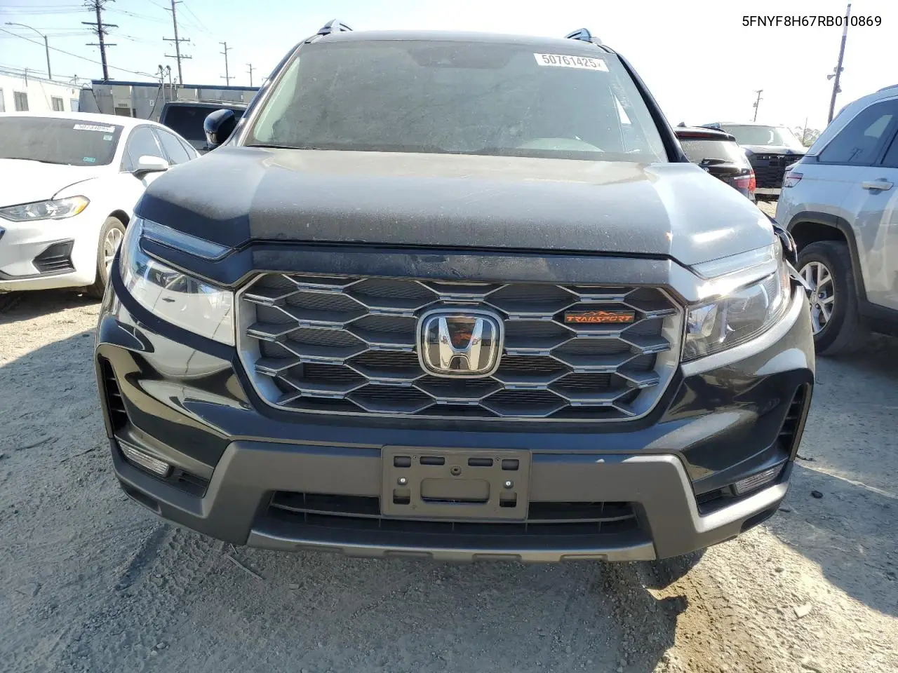 2024 Honda Passport Trail Sport VIN: 5FNYF8H67RB010869 Lot: 50761425