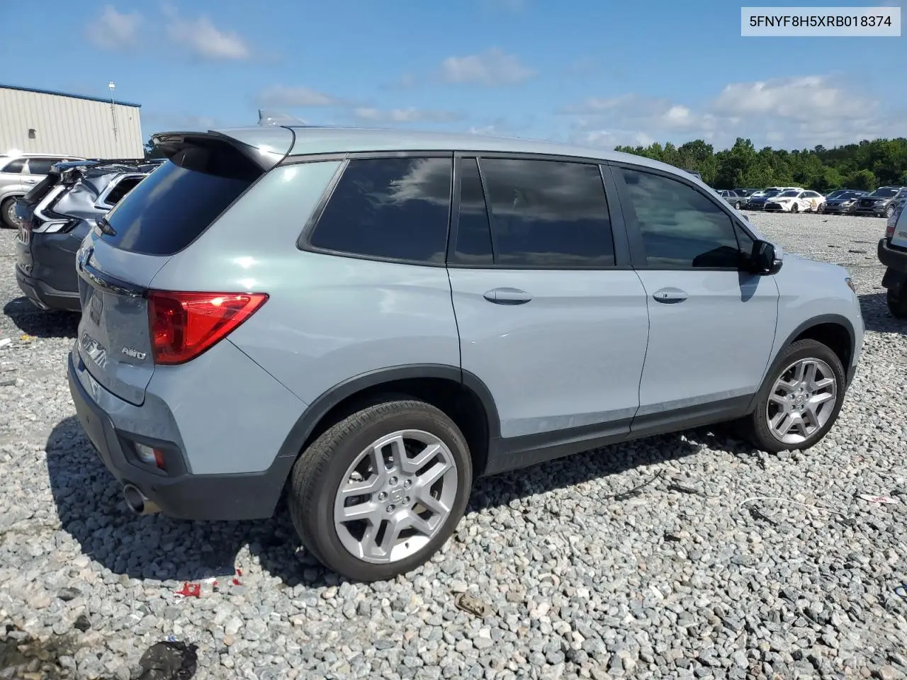 2024 Honda Passport Exl VIN: 5FNYF8H5XRB018374 Lot: 60676545