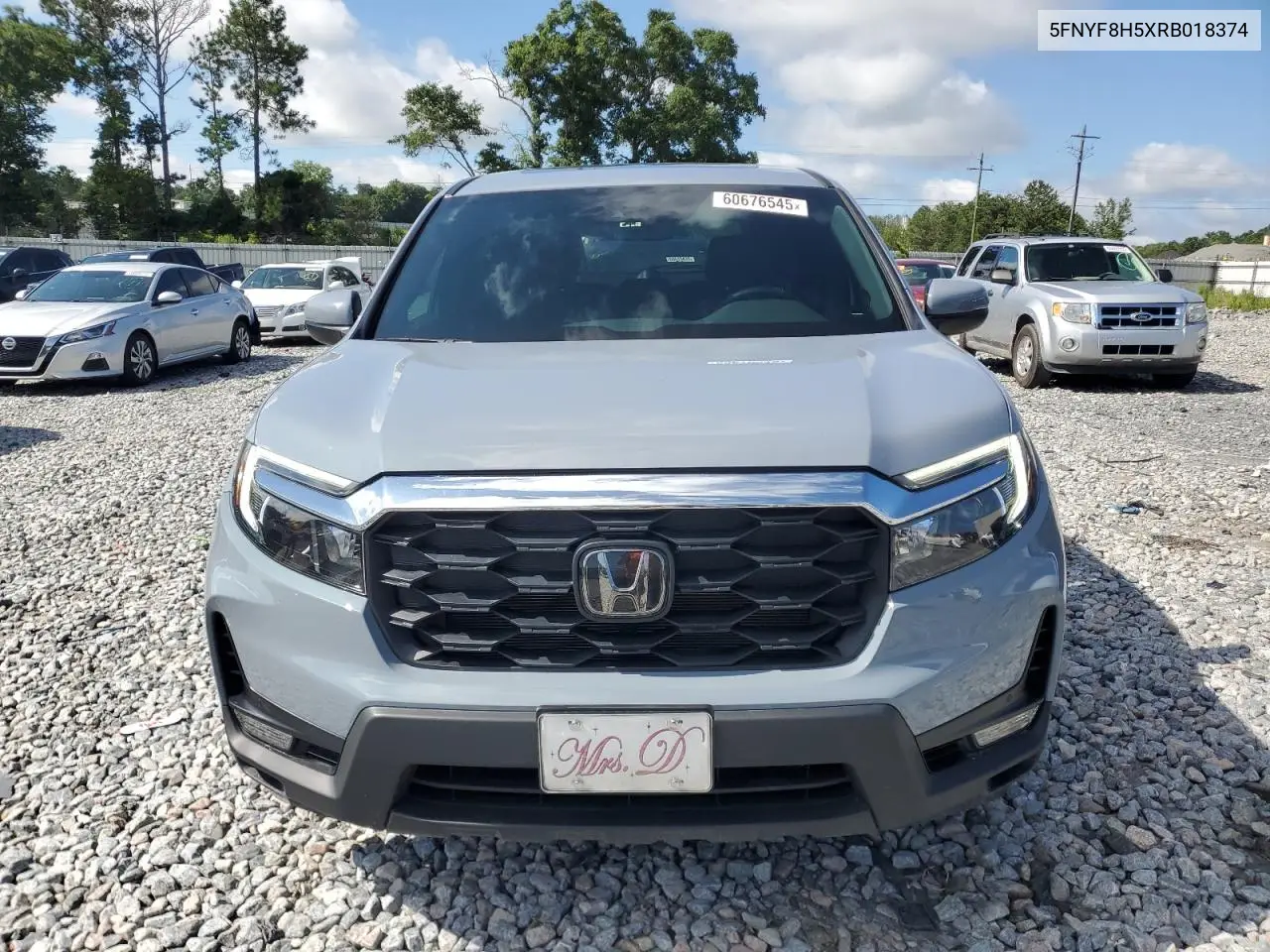 2024 Honda Passport Exl VIN: 5FNYF8H5XRB018374 Lot: 60676545