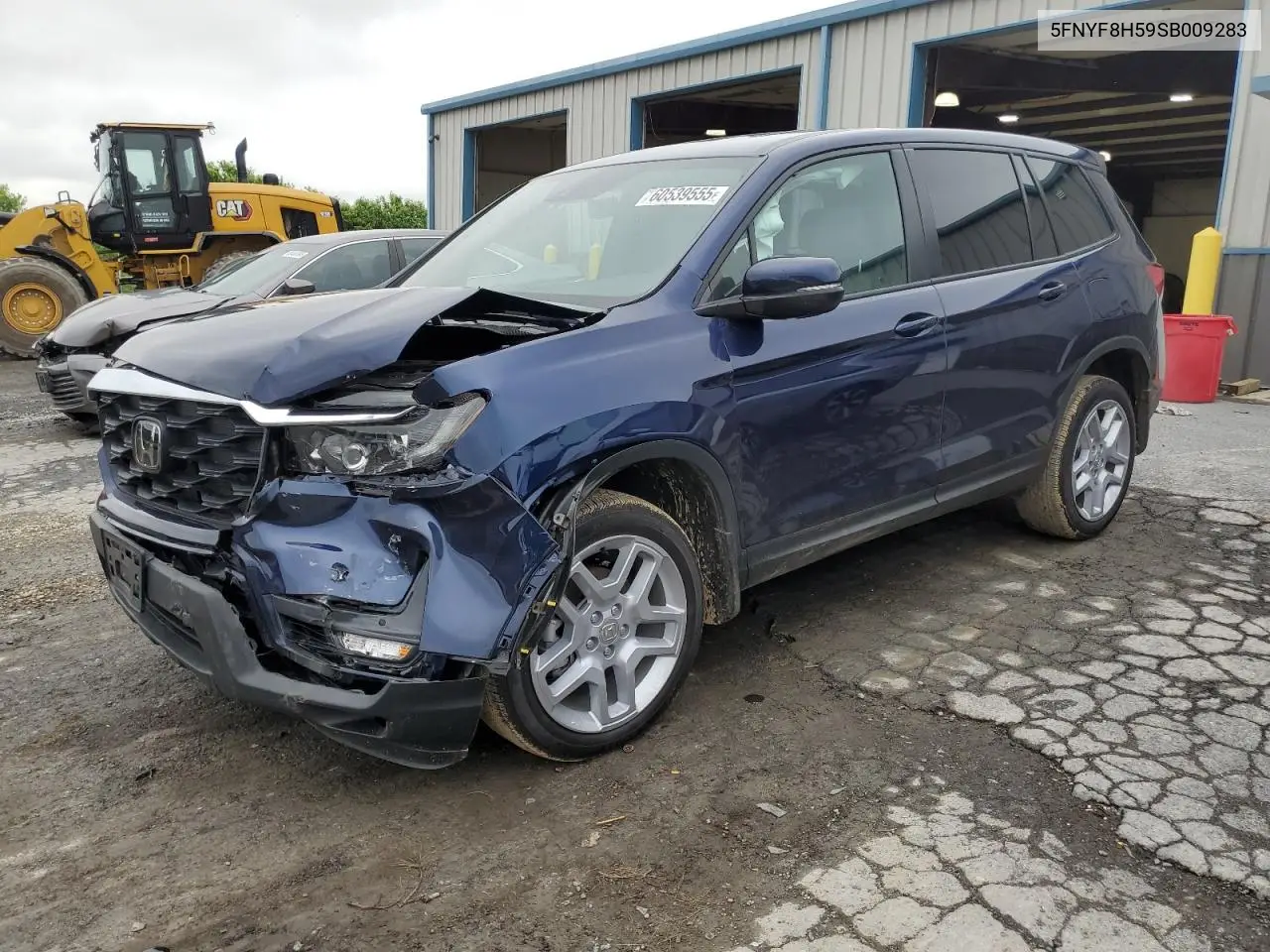2025 Honda Passport Exl VIN: 5FNYF8H59SB009283 Lot: 60539555