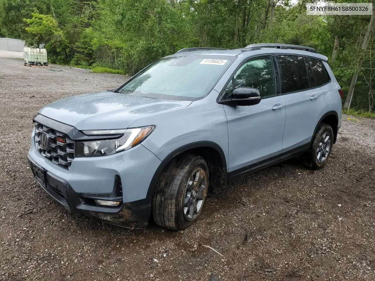 2025 Honda Passport Trail Sport VIN: 5FNYF8H61SB500326 Lot: 61996625