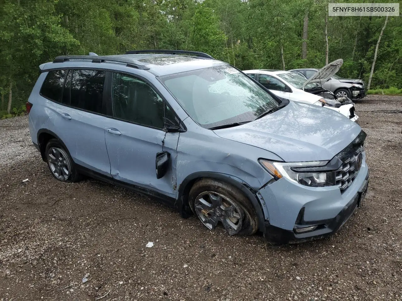 2025 Honda Passport Trail Sport VIN: 5FNYF8H61SB500326 Lot: 61996625