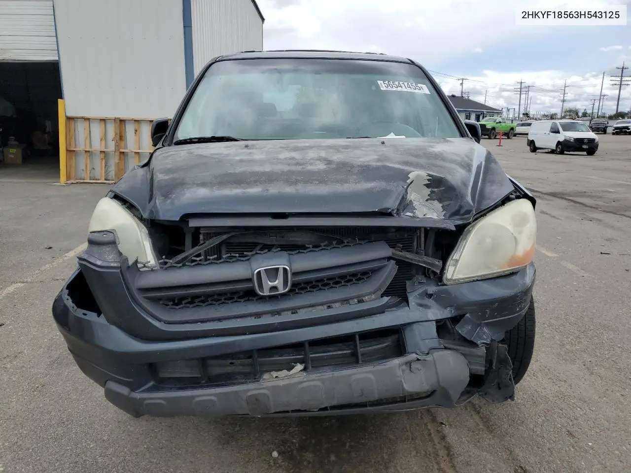 2003 Honda Pilot Exl VIN: 2HKYF18563H543125 Lot: 56541455