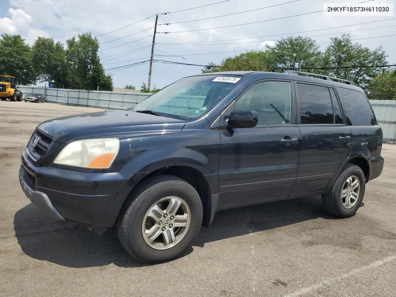 2003 Honda Pilot Exl VIN: 2HKYF18573H611030 Lot: 62665475