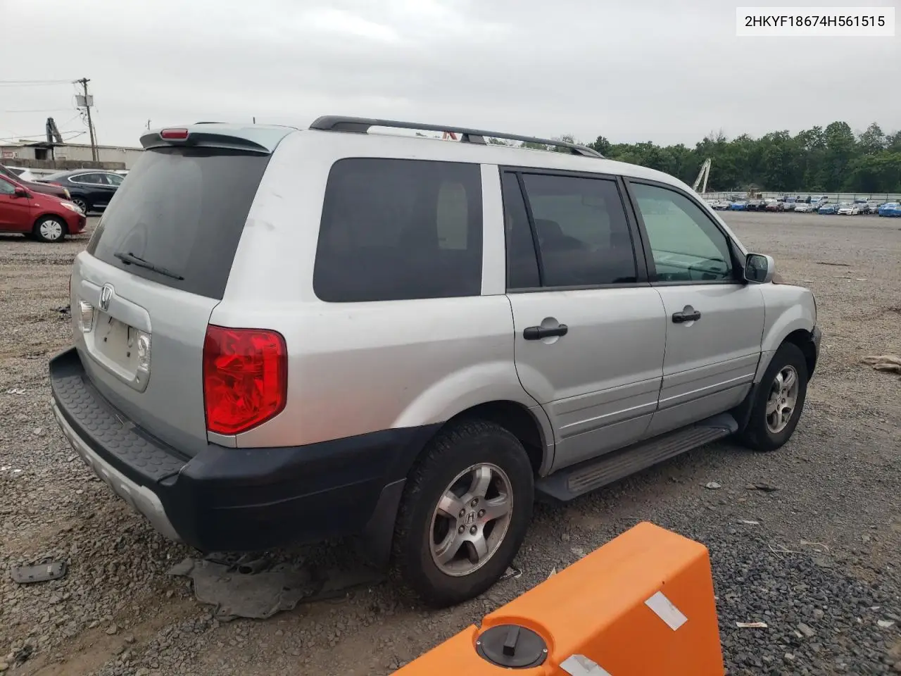2004 Honda Pilot Exl VIN: 2HKYF18674H561515 Lot: 62397275