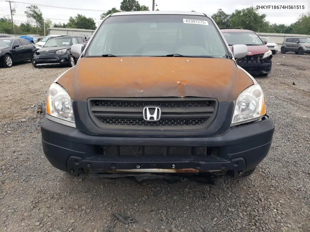 2004 Honda Pilot Exl VIN: 2HKYF18674H561515 Lot: 62397275
