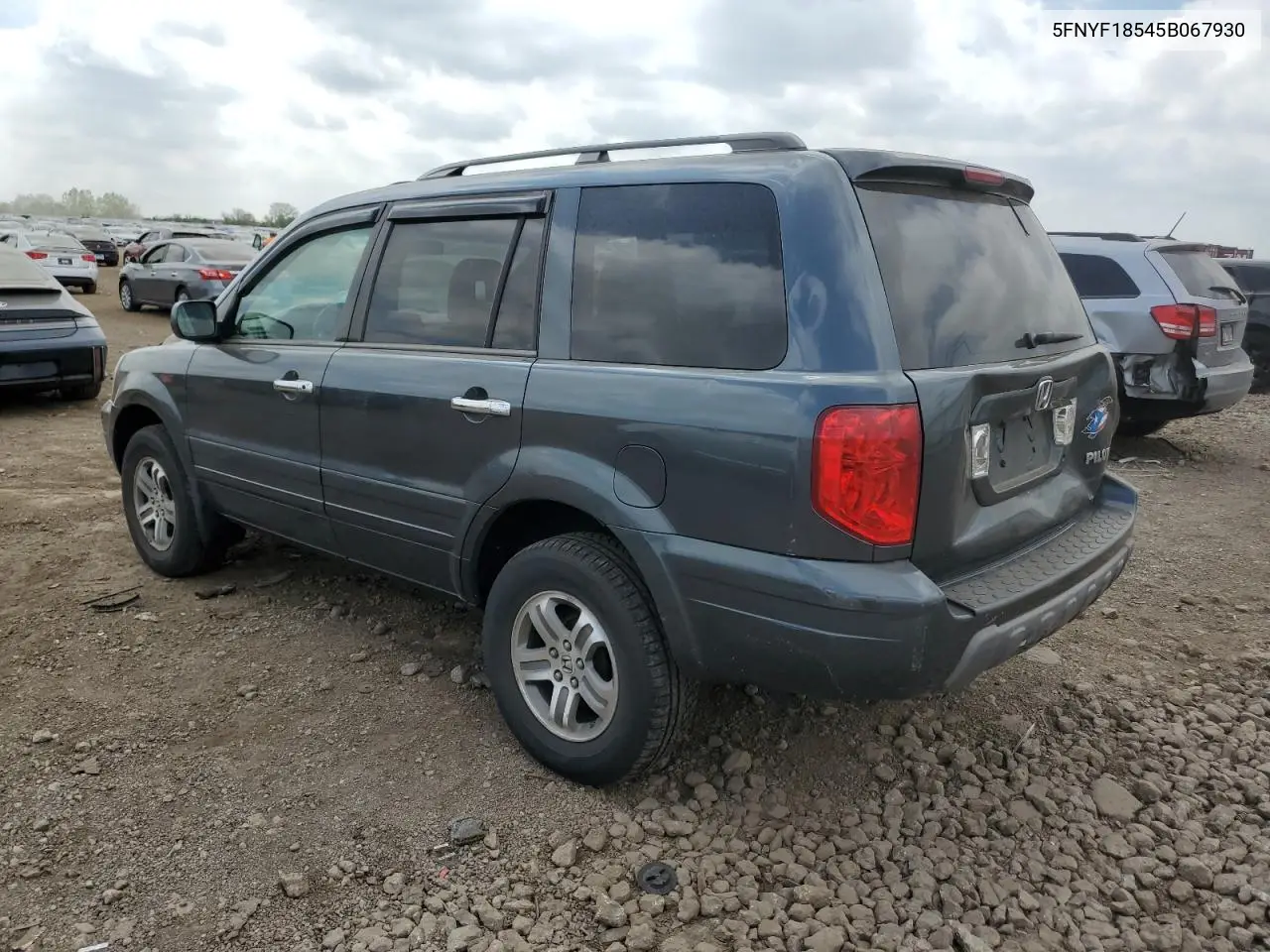 2005 Honda Pilot Exl VIN: 5FNYF18545B067930 Lot: 56586315