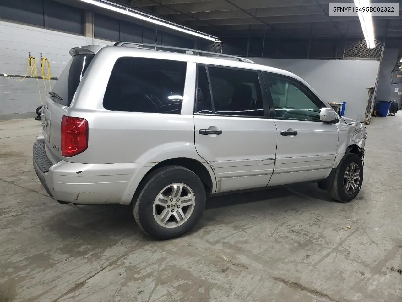 2005 Honda Pilot Ex VIN: 5FNYF18495B002322 Lot: 60802515
