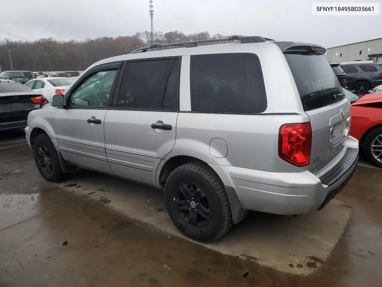 2005 Honda Pilot Ex VIN: 5FNYF18495B035661 Lot: 80532084