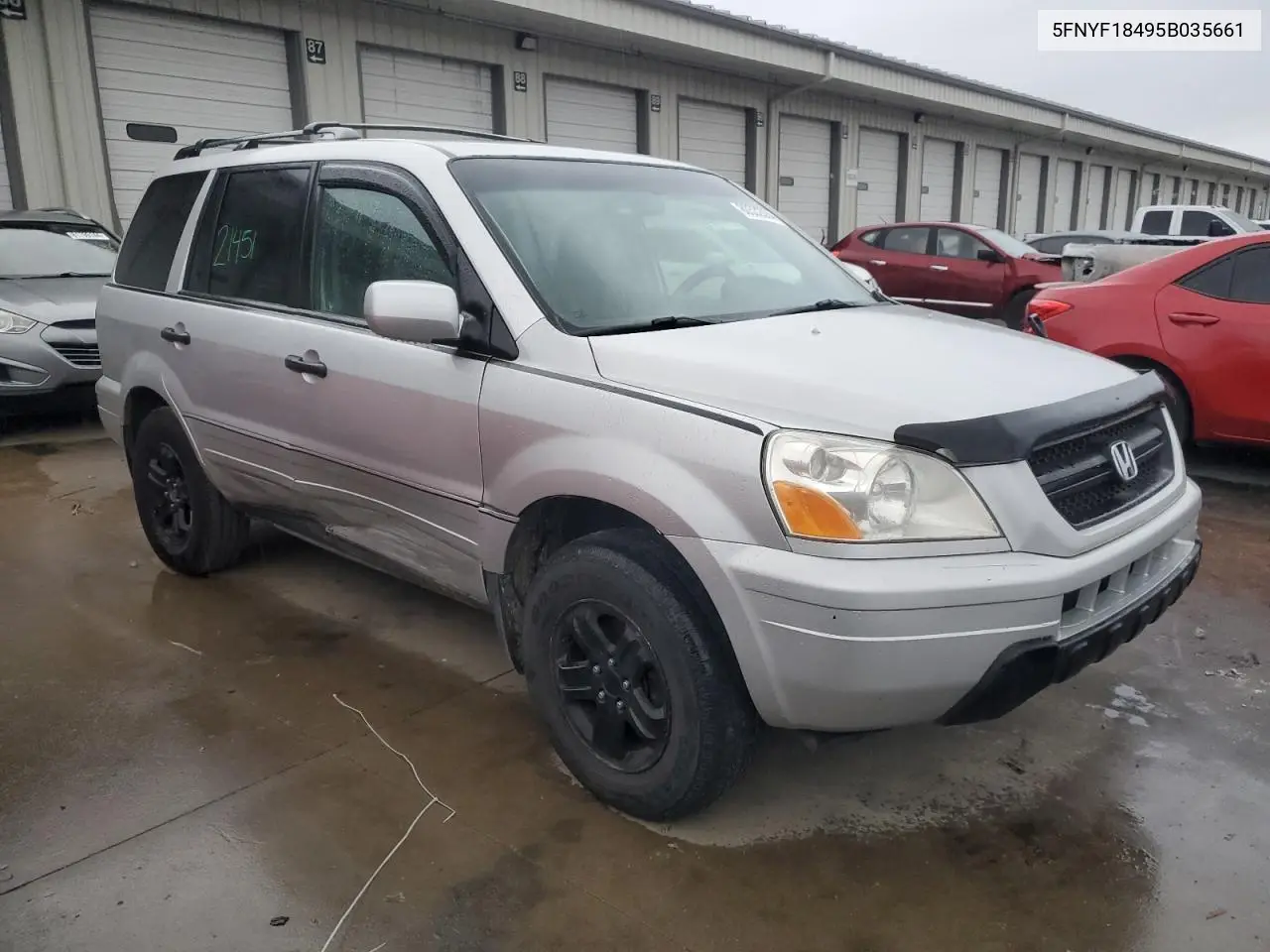 2005 Honda Pilot Ex VIN: 5FNYF18495B035661 Lot: 80532084