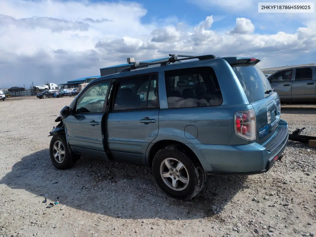 2006 Honda Pilot Ex VIN: 2HKYF18786H559025 Lot: 51434785