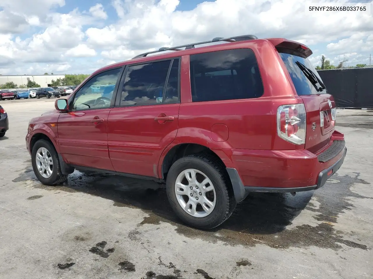 2006 Honda Pilot Ex VIN: 5FNYF286X6B033765 Lot: 56426785