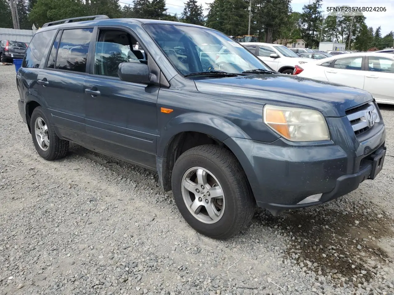 5fnyf28576b024206 5FNYF28576B024206 2006 Honda Pilot Ex