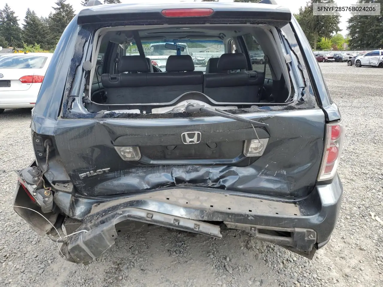 5fnyf28576b024206 5FNYF28576B024206 2006 Honda Pilot Ex