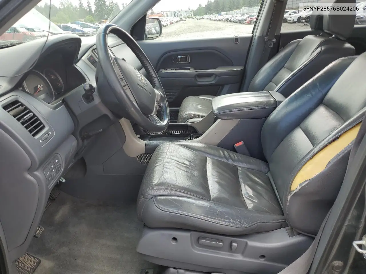5fnyf28576b024206 5FNYF28576B024206 2006 Honda Pilot Ex