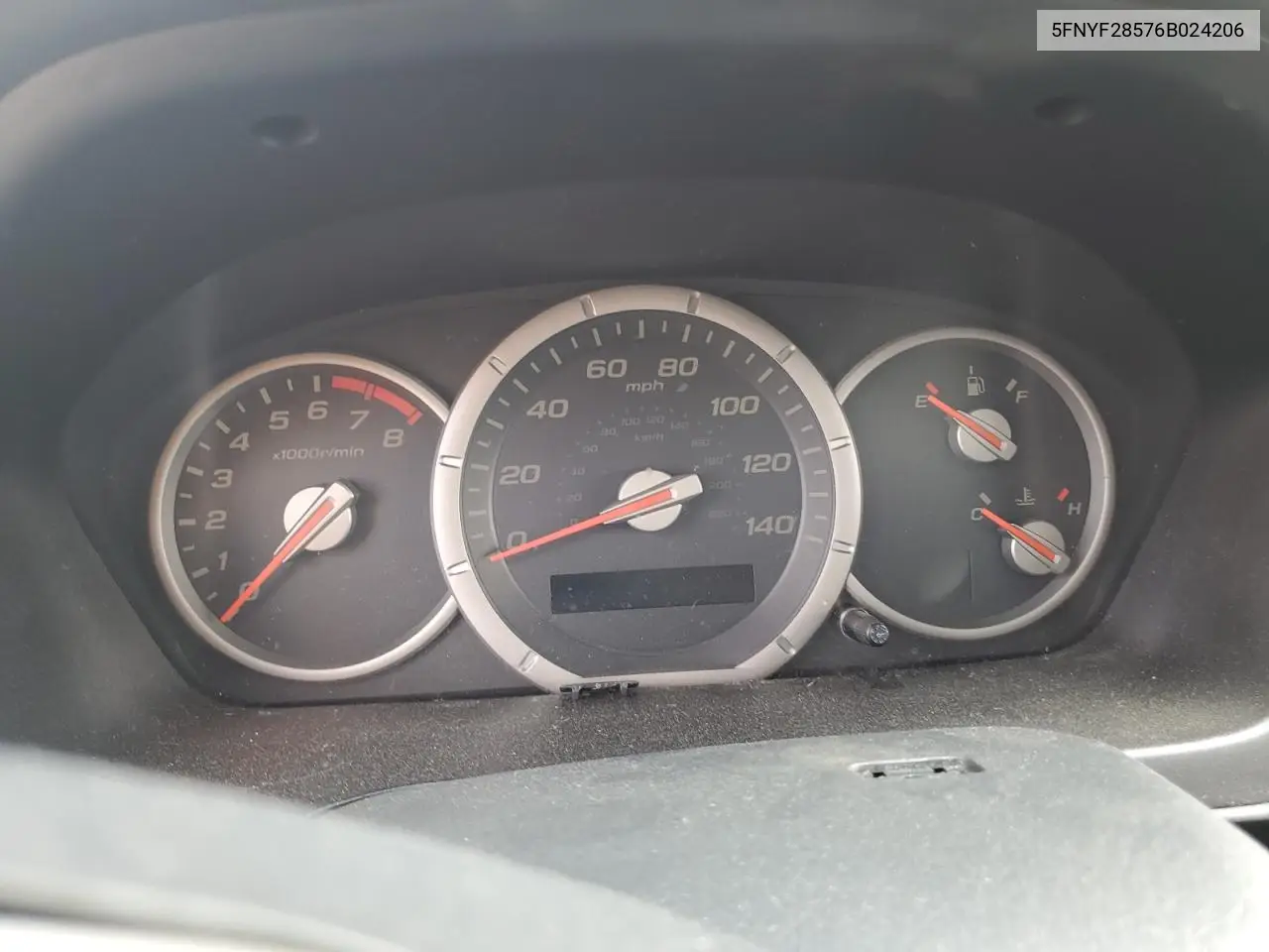 5fnyf28576b024206 5FNYF28576B024206 2006 Honda Pilot Ex