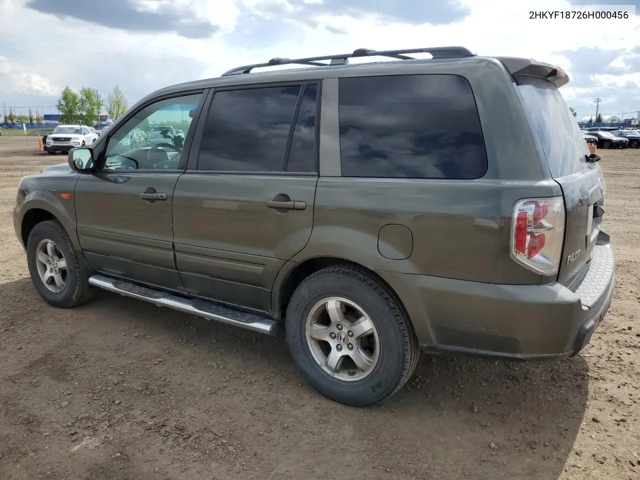 2006 Honda Pilot Ex VIN: 2HKYF18726H000456 Lot: 57342885