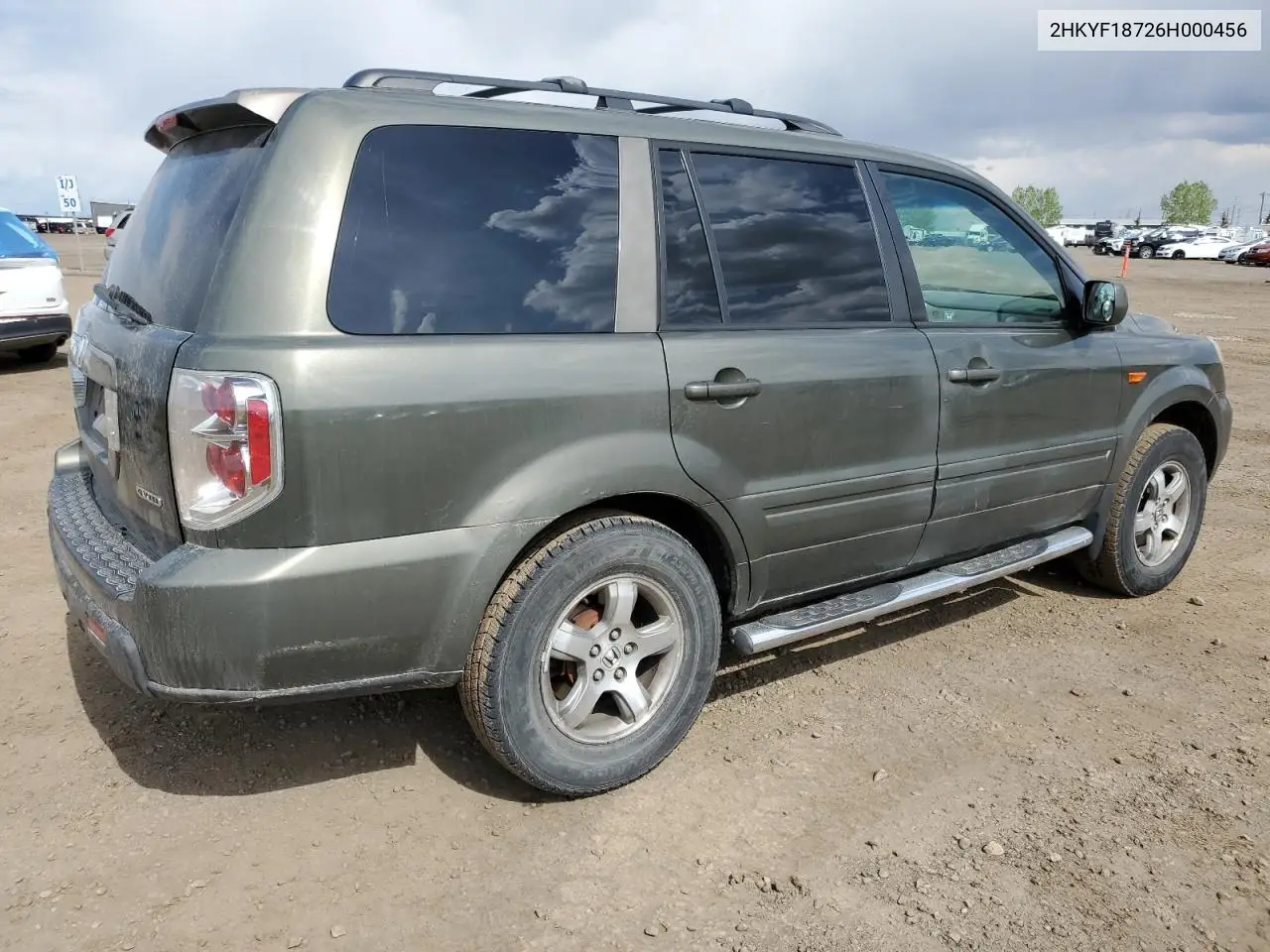 2006 Honda Pilot Ex VIN: 2HKYF18726H000456 Lot: 57342885
